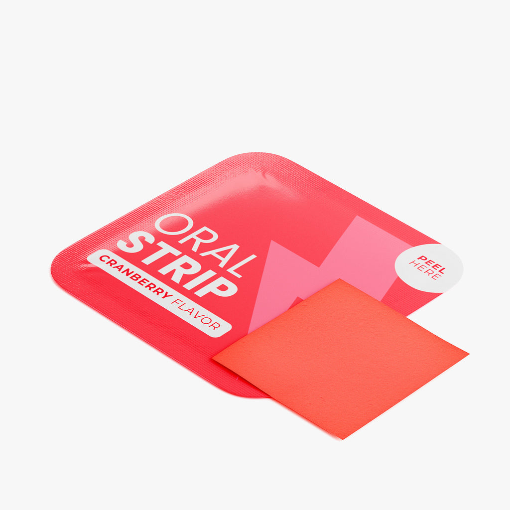 Happy Strips Workout Warrior Packaging – Energy Boosting Oral Strips with Caffeine and B Vitamins